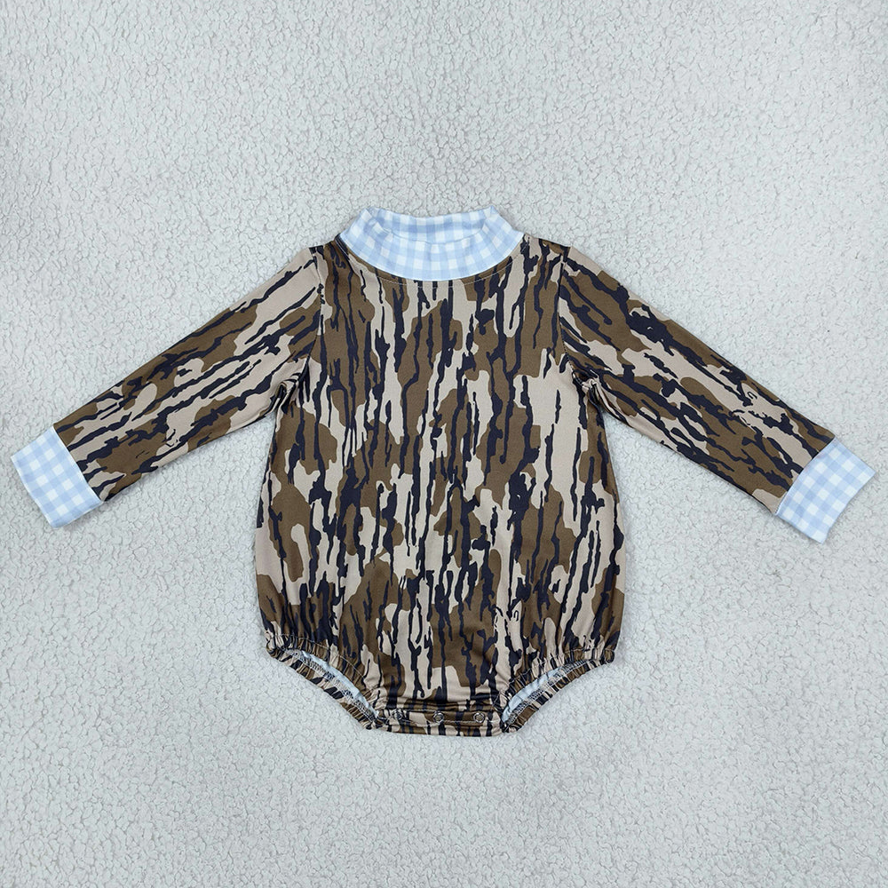 Baby Boys Rompers Long Sleeve Camo Choker Rompers LR3279