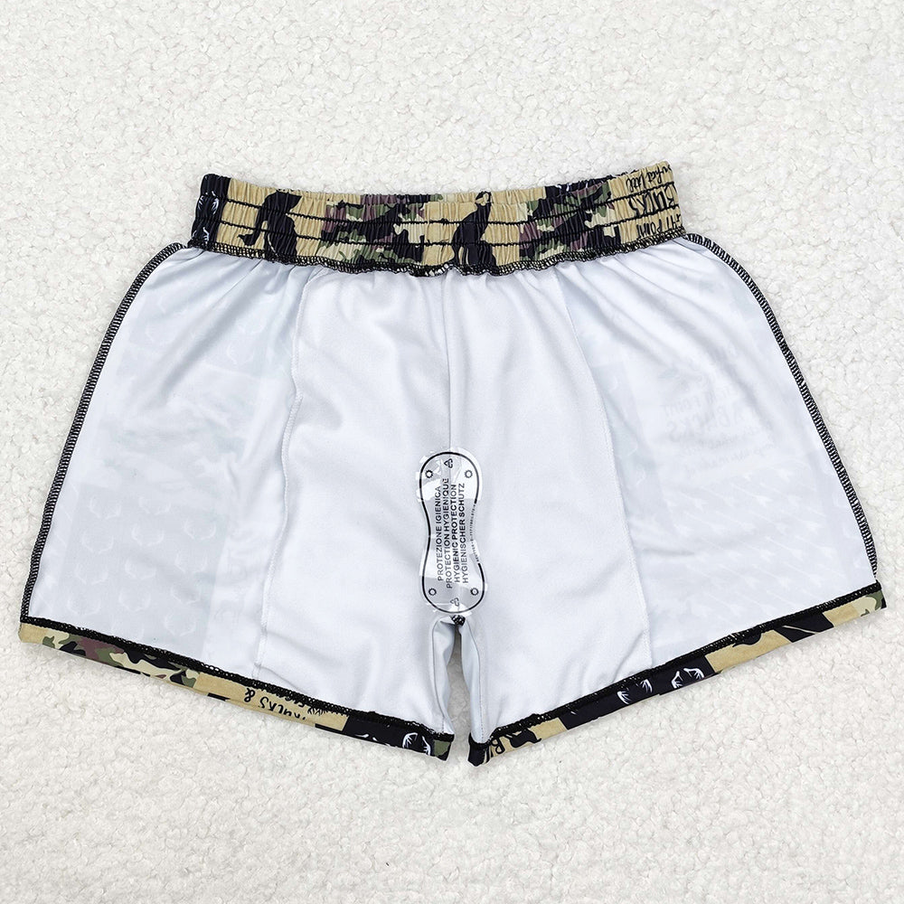 Baby Boys Swim Trunks Green Deers Camouflage Trunks Bottoms Swimsuits S0467