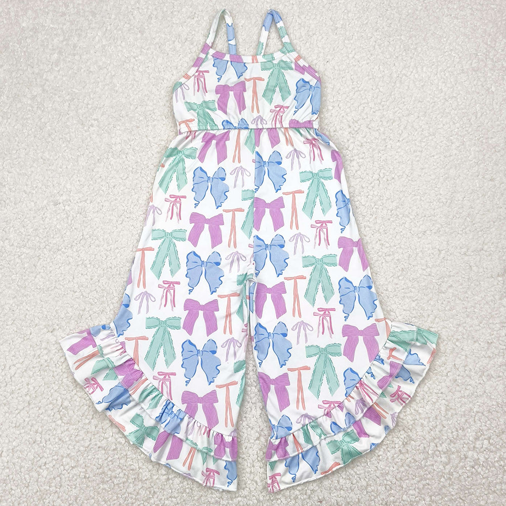Baby Girls Jumpsuits Bows Colorful Straps Jumpsuits SR2847 4.29