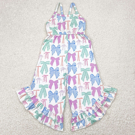 Baby Girls Jumpsuits Bows Colorful Straps Jumpsuits SR2847 4.29