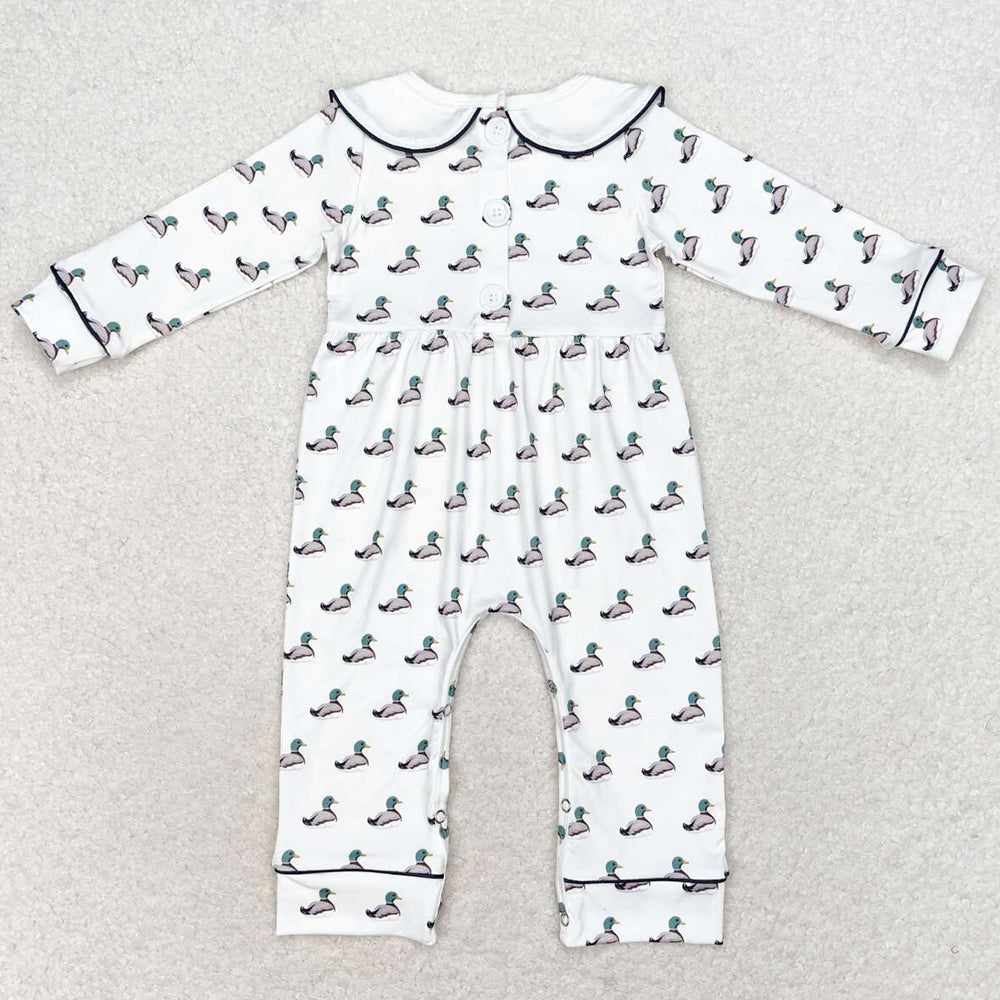 Baby Infant Boys Rompers Long Sleeve Ducks Rompers LR0943
