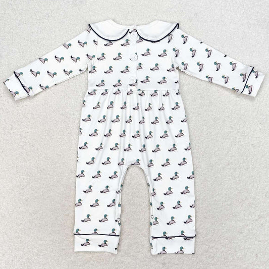 Baby Infant Boys Rompers Long Sleeve Ducks Rompers LR0943