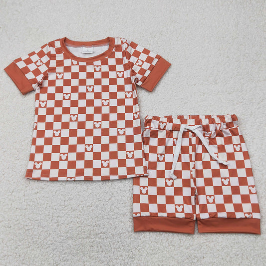 Baby Girls Clothes Cartoon Short Sleeve Top Tee Shorts Sets GSSO2232