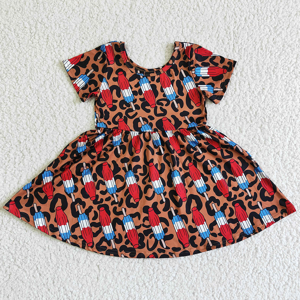 Fashion Baby Girl Dress July 4th Summer Girl Dresses GSD0063