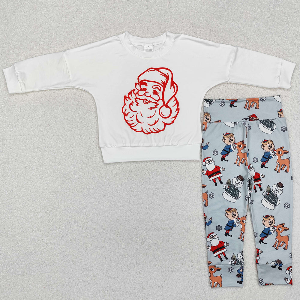 Baby Boys Clothes Christmas Santa Shirt Pants Sets BLP1003