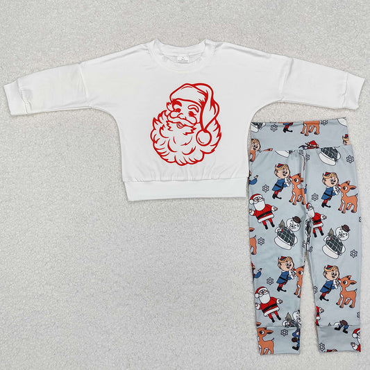 Baby Boys Clothes Christmas Santa Shirt Pants Sets BLP1003