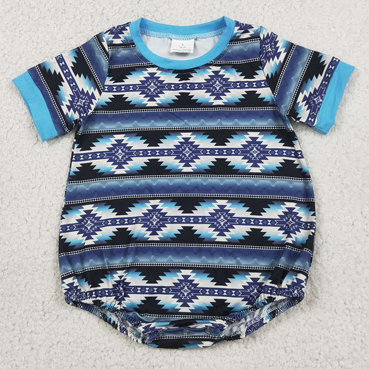 Baby Boys Rompers Short Sleeve Western Aztec Rompers SR3709