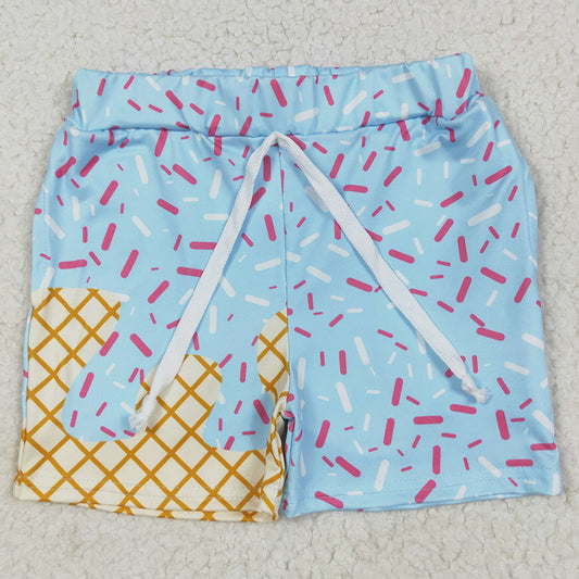 Baby Boys Shorts Blue Drip Stars Pockets Shorts Bottom SS0609 6.9