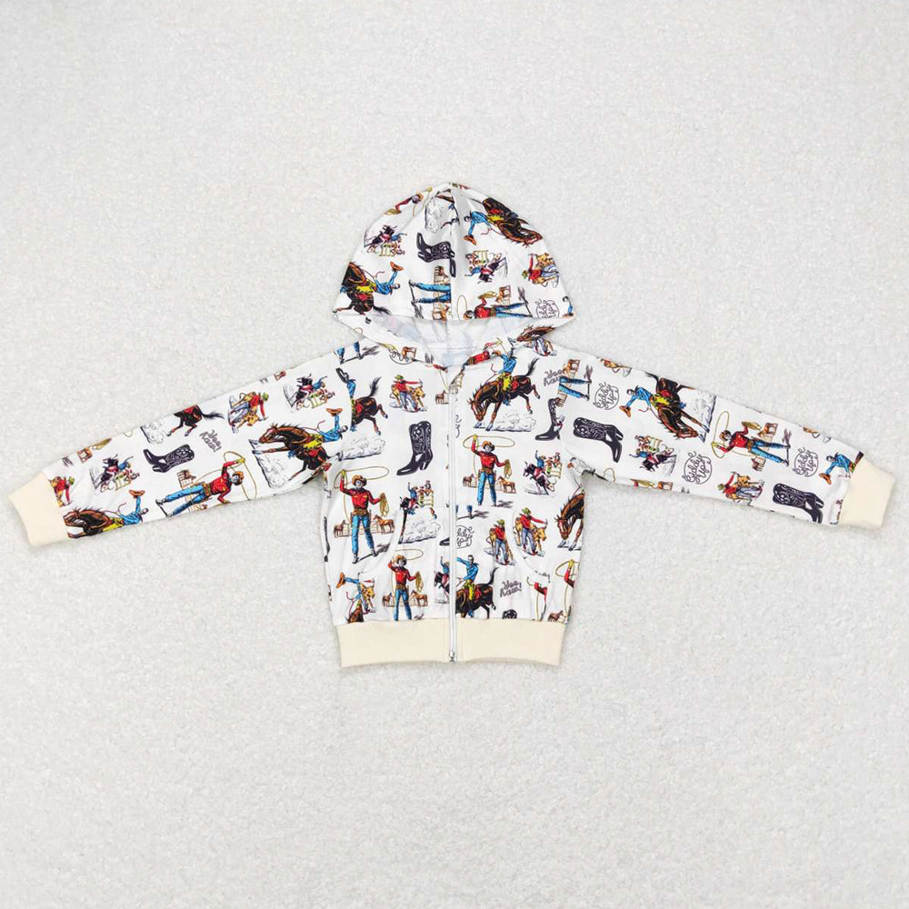 Baby Kids Clothes Top Western Hoodie Pocket Shirts Tops