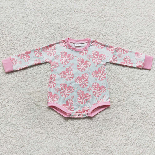 Boutique Baby Girls Rompers Long Sleeve Jumpsuit LR0643