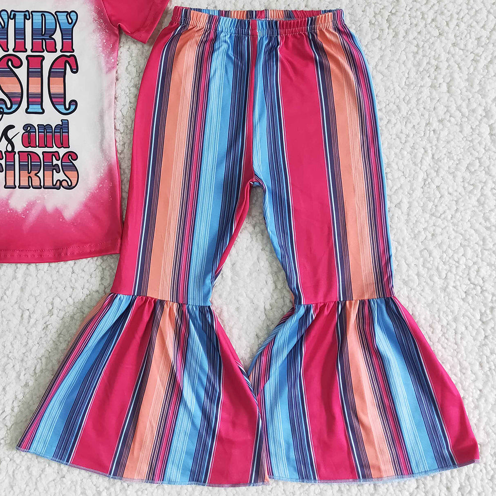 Wholesale Baby Girl Clothes Boutique Kids Clothing Western Style Toddler Girls Clothes GSPO0008