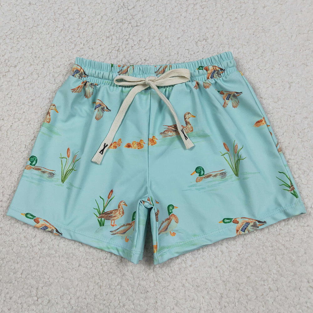 Baby Boys Trunks Summer Ducks Swim Trunks Swimsuits Swimwears S0266