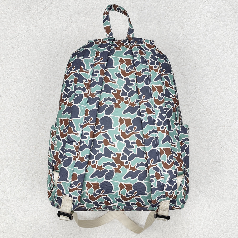 Baby Kids Boys Backpacks Camo Ducks Backpack Zip Back Bags BA0259