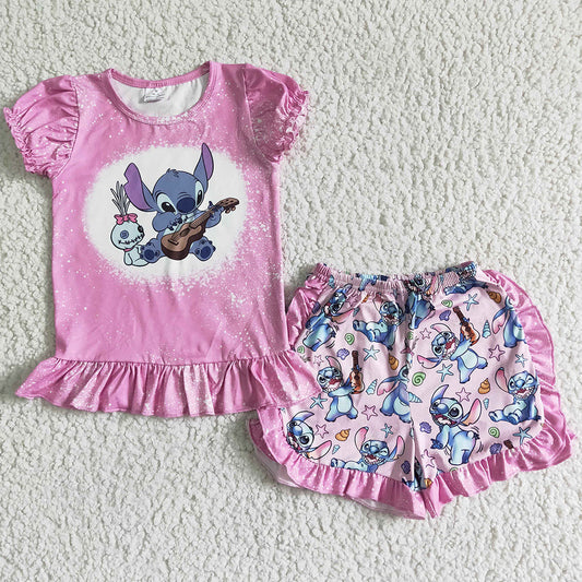 Fashion Girls Summer Clothes Set Boutique Baby Girls Clothing Outfits Wholesale GSSO0015