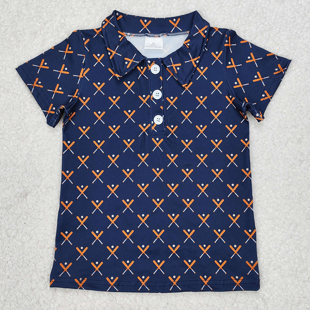 Baby Boys T-shirts Baseball Bats Short Sleeve Tee Shirts Tops BT1120 3.10