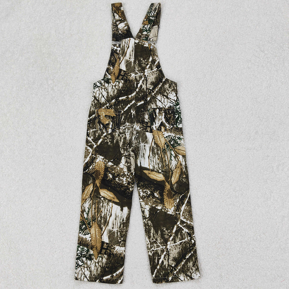Boutique Baby Boys Overalls Fall Camo Denim Strap Jumpsuits Boys Overall P0533 3.22