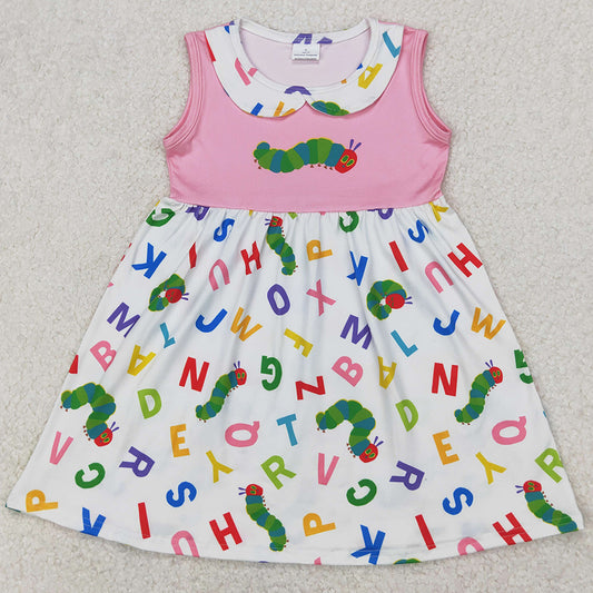 Baby Girls Dress Caterpillar Pink Sleeveless Knee Length Dresses GSD2152 3.25