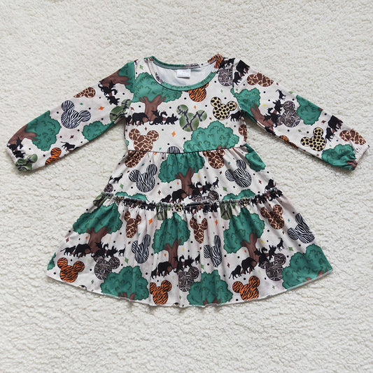 Hot Sale Baby Girls Dresses Long Sleeve Dress GLD0260 10.3
