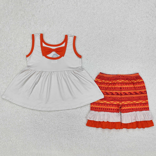 Baby Girls Clothes Princess Tunic Tops Ruffle Shorts Clothes Sets GSSO2057 3.10