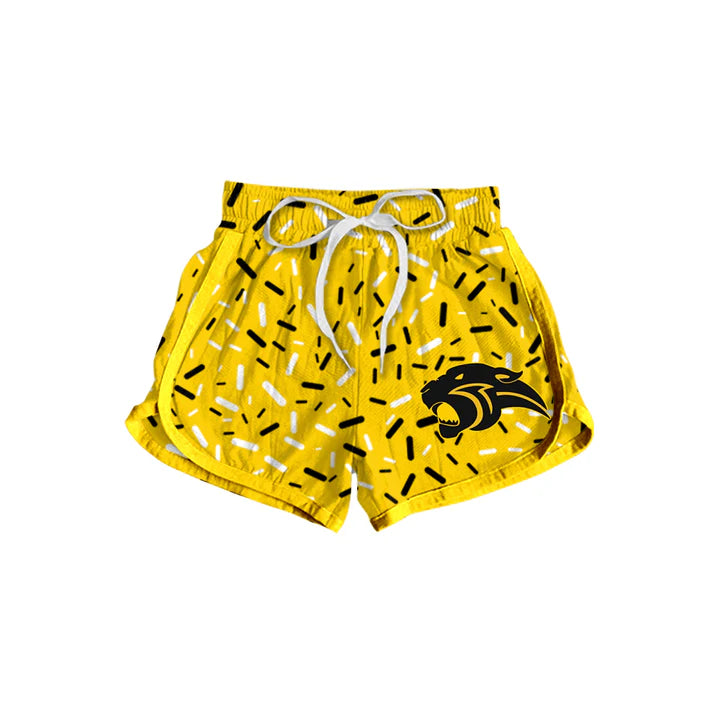 Preorder(moq 5) Baby Girls Golden Sprinkles Team Sports Shorts 6.26