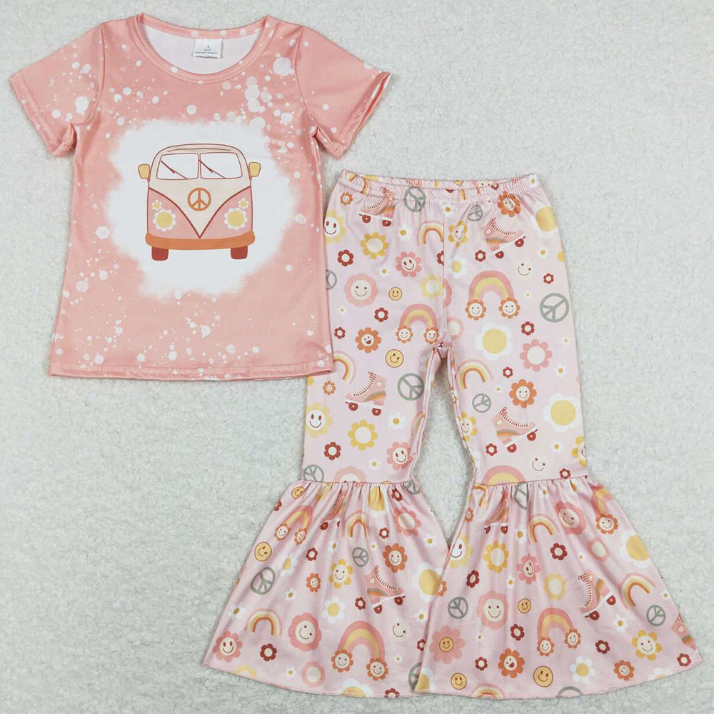 Cute Kids Girls Clothes Bell Bottom Outfits GSPO1243
