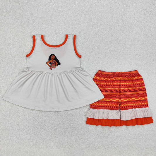 Baby Girls Clothes Princess Tunic Tops Ruffle Shorts Clothes Sets GSSO2057 3.10