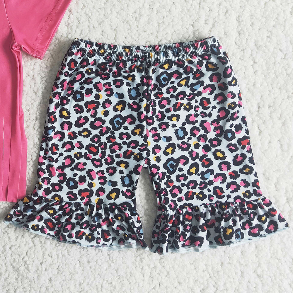 Fashion Kids Clothes Girls Summer Outfits Love Boutique Toddler Girl Clothing Set D12-30