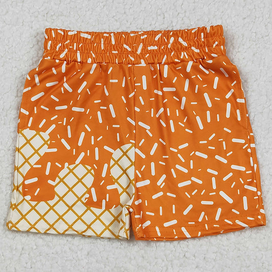 Baby Boys Shorts Orange Drip Sprinkles Team Shorts Bottom SS0639 9.2