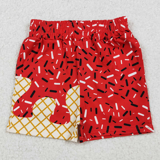 Baby Boys Shorts Red Drip Sprinkles Team Shorts Bottom SS0637 9.13