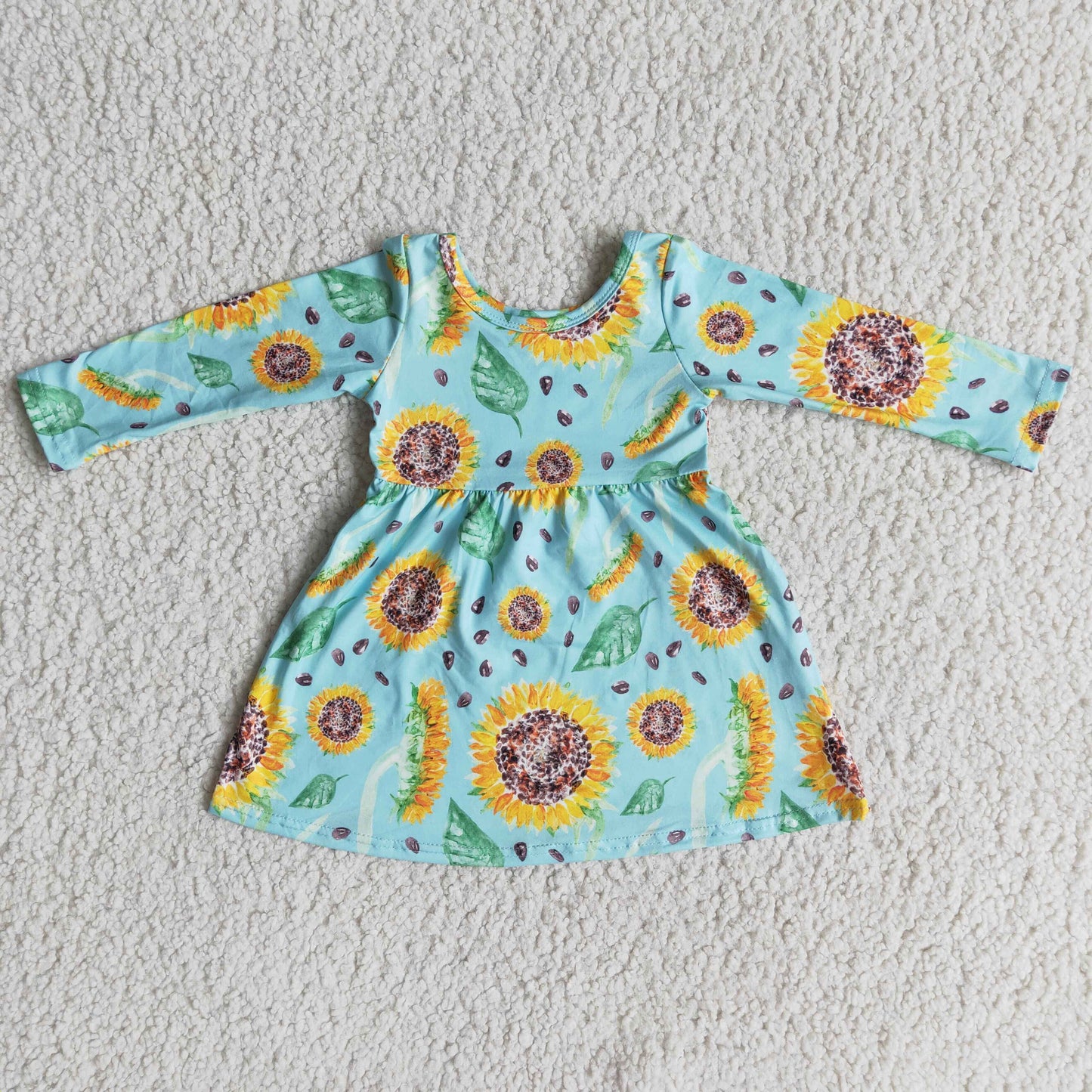 Cute Baby Girls Dress Long Sleeve Dresses 6 A1-13