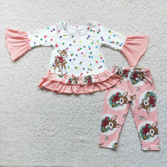 Christmas Baby Girls Clothes Sets 6 A1-19 9.8