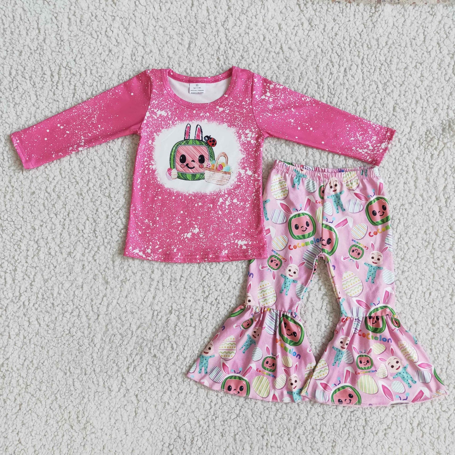 Easter Baby Girls Clothes Sets 6 A15-19