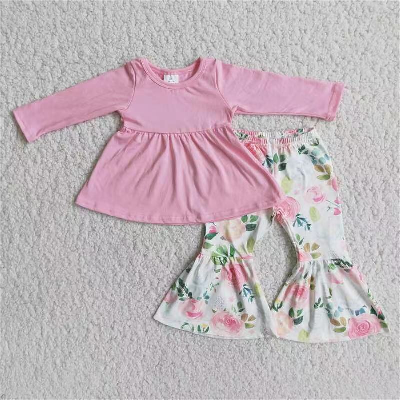 Pink Girls Clothes Cute Sets