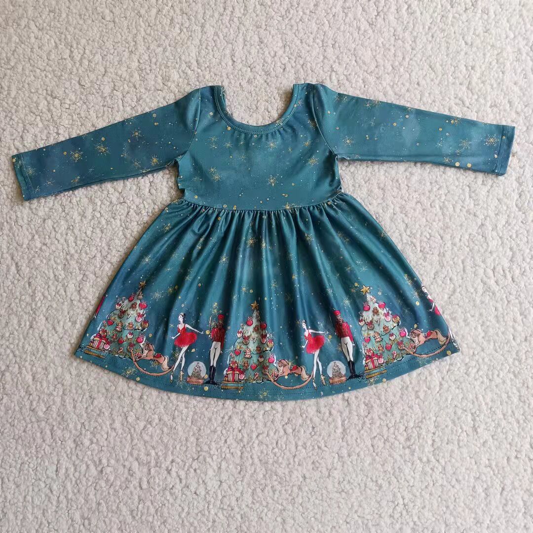 Christmas Girls Dress 6 A4-17