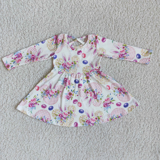 Boutique Baby Girls Easter Dress 6 B11-4