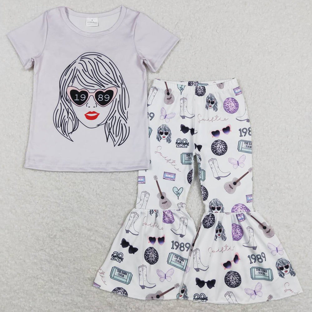 Baby Girls Clothes 1989 Shirts Bell Pants Sets GSPO1248
