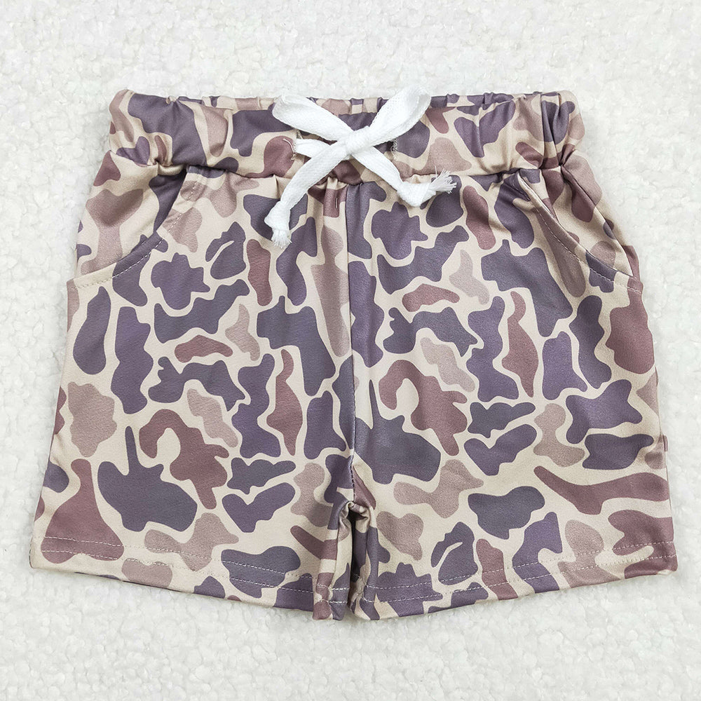 Baby Boys Shorts Brown Camo Summer Shorts Bottoms SS0372 3.1