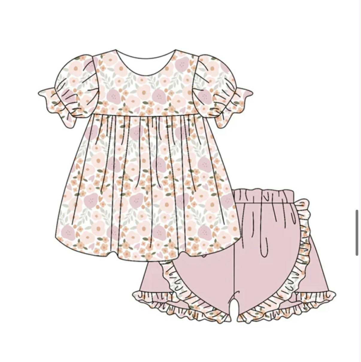 Preorder (moq 5)Baby Girls Clothes Kids Outfits