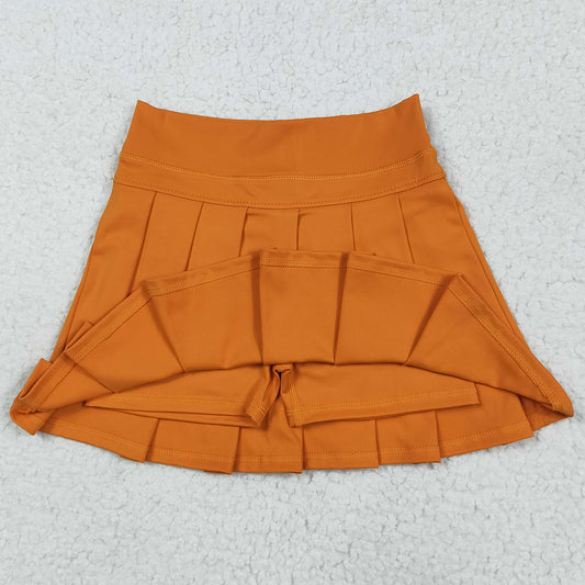 Baby Girls Skirts Orange Yoga Skorts Bottom Yoga Skirts GLK0124 7.19