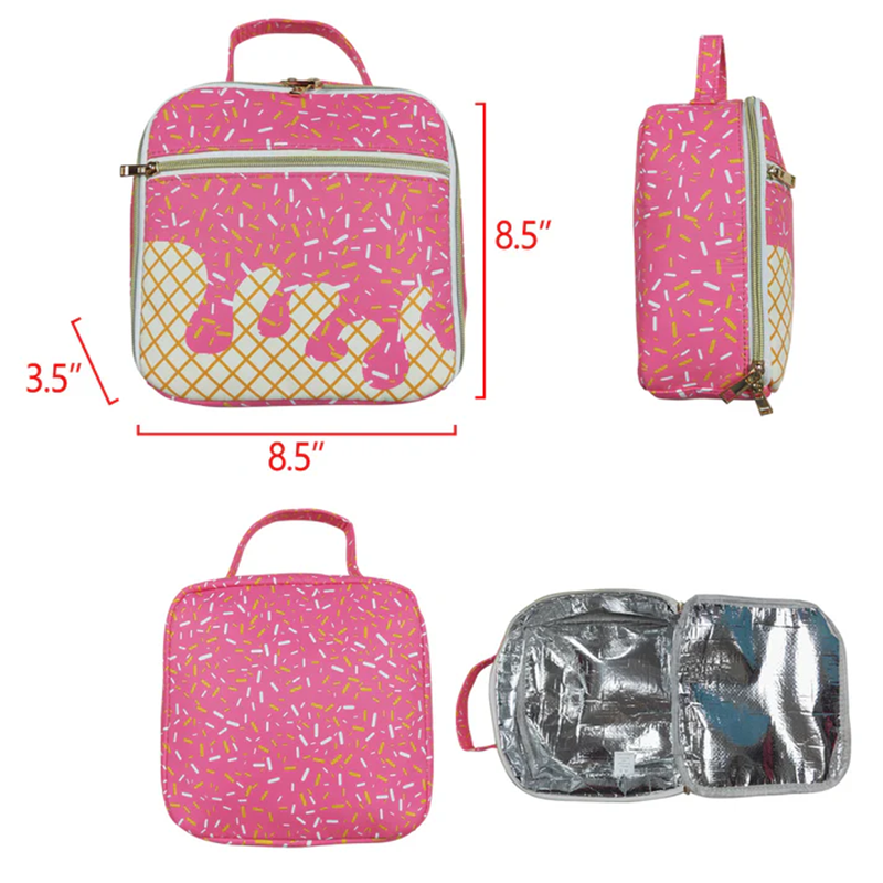 Baby Girls Lunch Box Pink Team Lunch Boxes School Bags BA0299 5.23