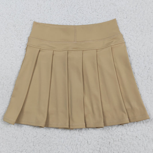 Baby Girls Skirts Khaki Yoga Skorts Pleated Skirts Bottom GLK0123 8.5