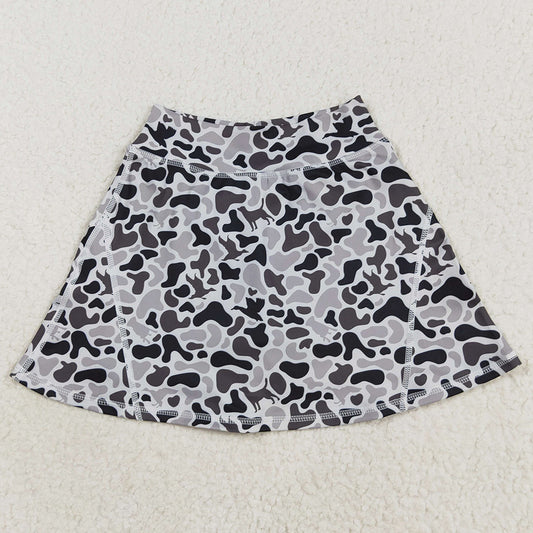 Baby Girls Skirts Western Gray Ducks Camo Yoga Skorts Bottoms GLK0127 8.5