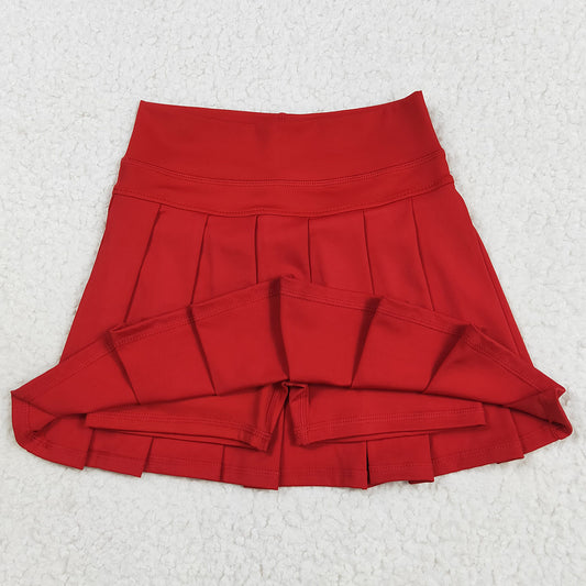 Baby Girls Skirts Red Yoga Skorts Bottom Yoga Skirts GLK0125 8.5
