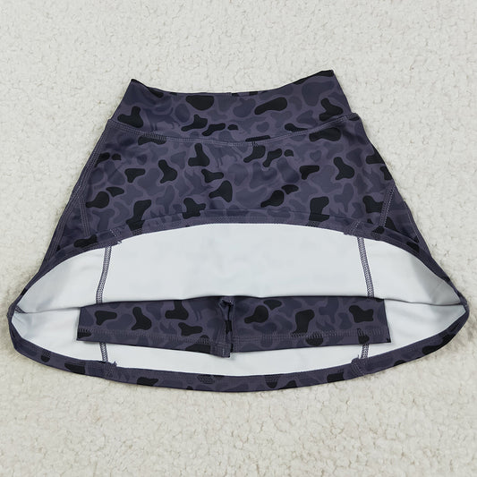 Baby Girls Skirts Western Dark Gray Ducks Camo Yoga Skorts Bottoms GLK0130 8.6