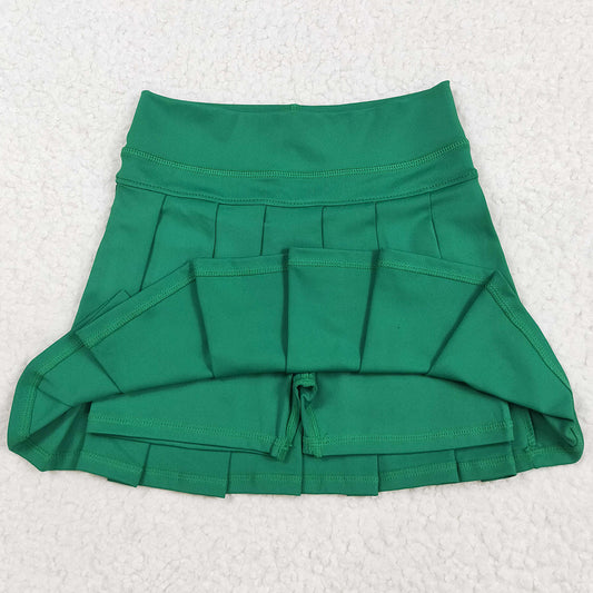 Baby Girls Skirts Green Yoga Skorts Pleated Skirts Bottom GLK0126 8.9