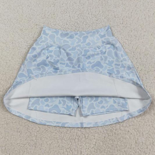 Baby Girls Skirts Skorts Western Light Gray Camo Yoga Active Skorts Bottom GLK0129 8.9