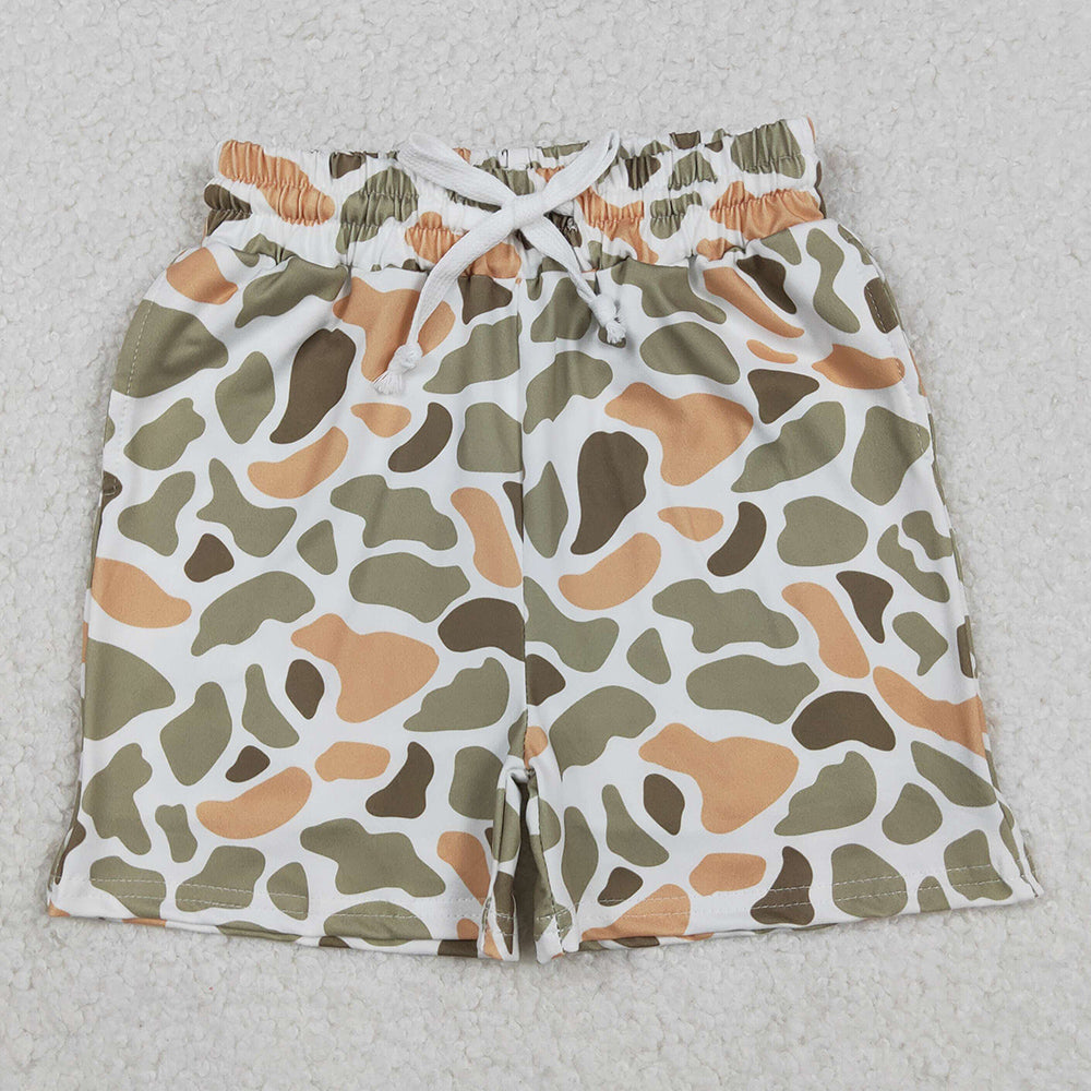 Baby Boys Shorts Green Orange Camo Southern Shorts Bottom SS0698 11.6