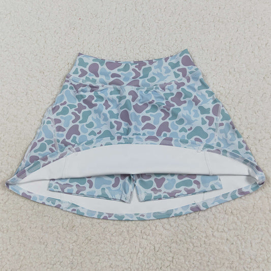 Baby Girls Skirts Western Green Camo Yoga Active Skorts Bottom GLK0128 8.9