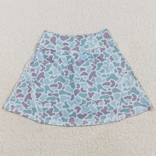 Baby Girls Skirts Western Green Camo Yoga Active Skorts Bottom GLK0128 8.9