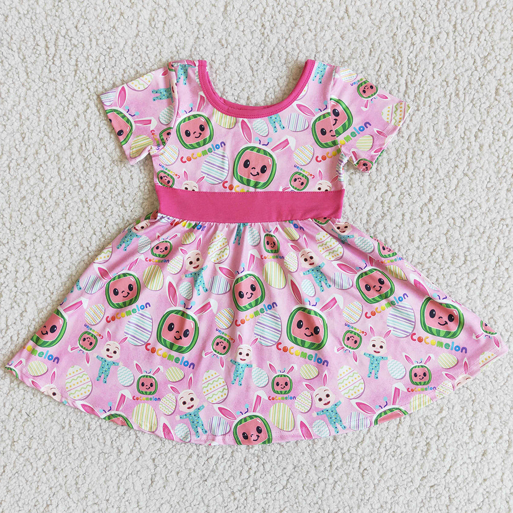 Cute Baby Girls Easter Dress D12-12 3.11